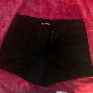 Express black midi size 4 lightly worn shorts